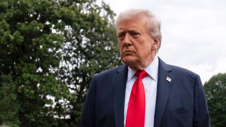 trump speaks to reporters outside white house