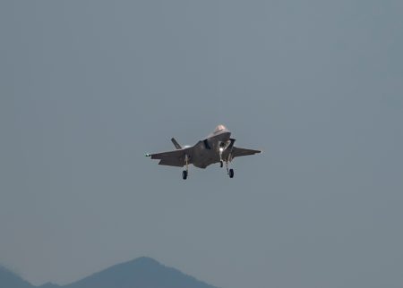 us f 35a fighter jet lands japan